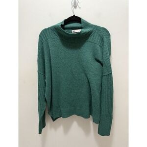 SO Juniors Green Mock Neck Pullover Sweater – Size XXL – Textured